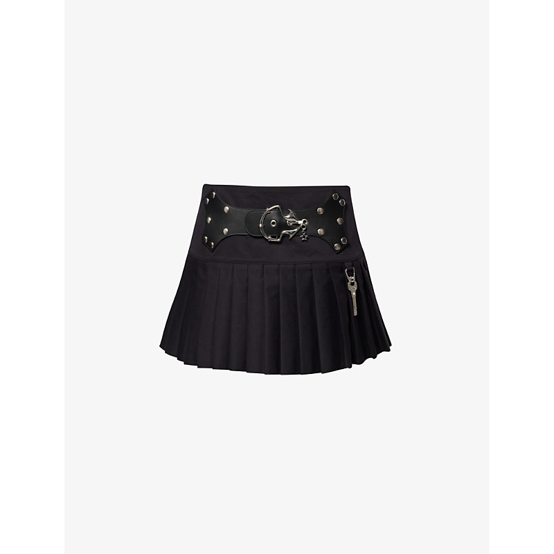 Chopova Lowena Black Wendron Miniskirt