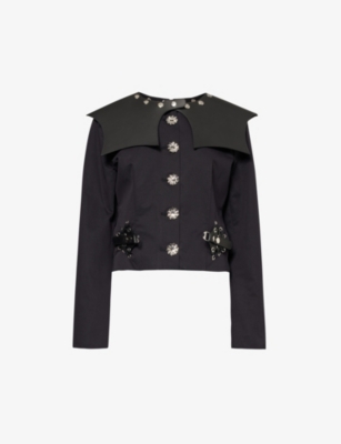 Chopova Lowena Black Invert Jacket In Black