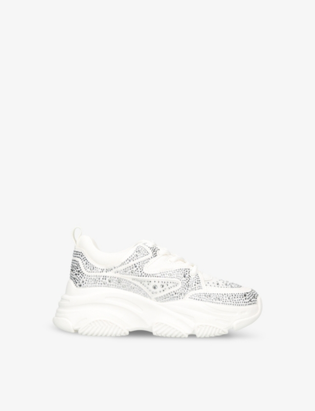 Privy embellished fabric trainers 7-9 years