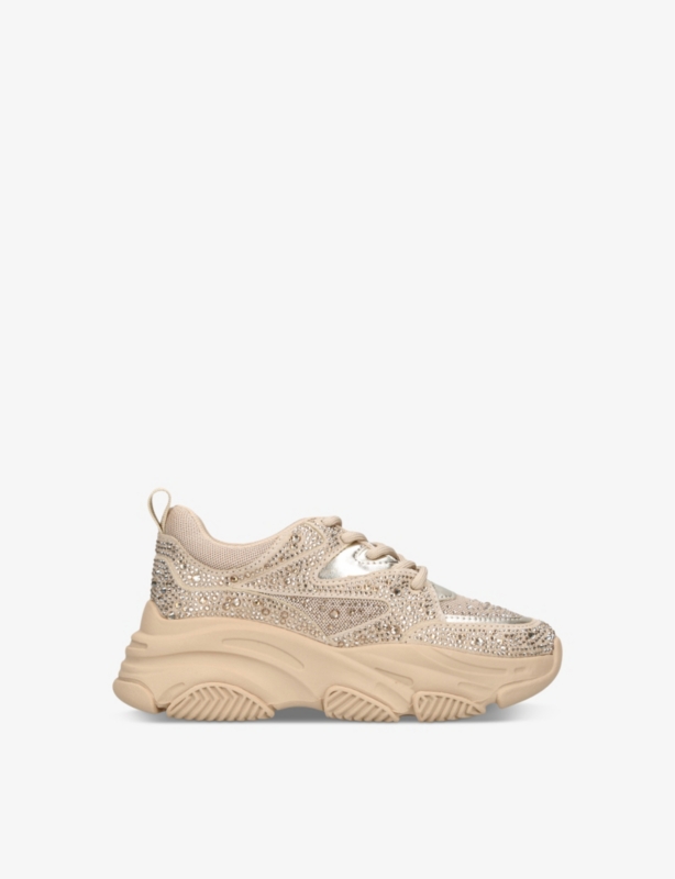 Privy embellished fabric trainers 7-9 years