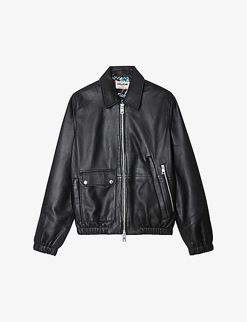 ZADIG&VOLTAIRE: Lyssa patch-pocket leather jacket