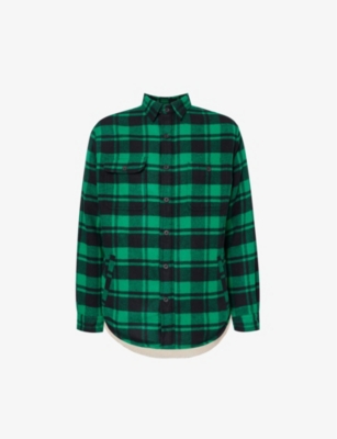 Polo Ralph Lauren Checked Buttoned Shirt In Black