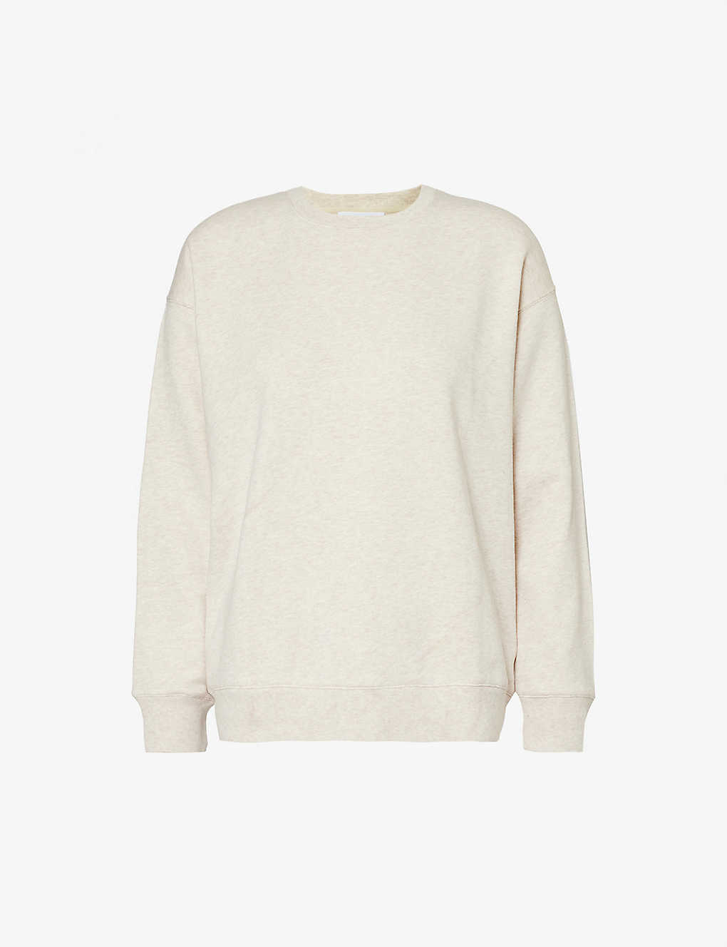 Derek Rose Womens Cream Quinn Relaxed-fit Cotton-blend Sweatshirt
