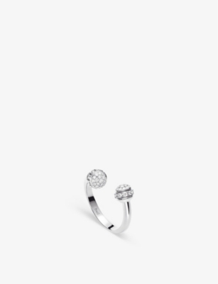 PIAGET: Possession 18ct white-gold and 0.34ct brilliant-cut diamond ring