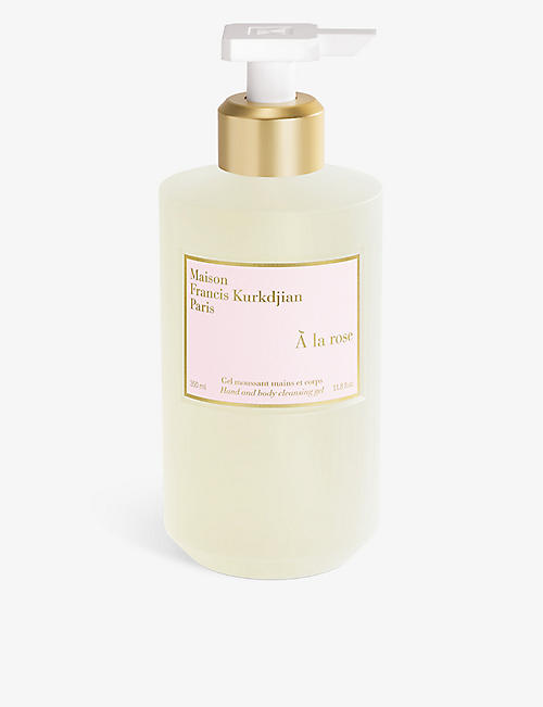 MAISON FRANCIS KURKDJIAN: À la Rose scented hand and body cleansing gel 350ml