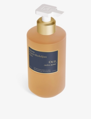 Shop Maison Francis Kurkdjian Oud Satin Mood Scented Hand And Body Cleansing Gel