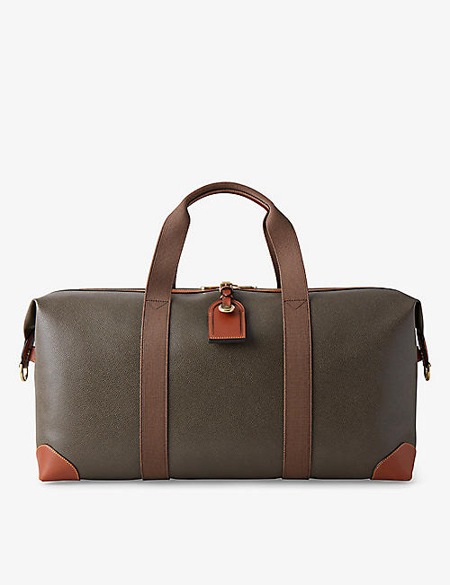 MULBERRY: Heritage Clipper medium faux-leather holdall bag