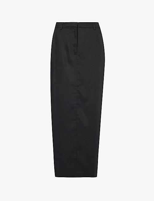 REFORMATION: Cairo mid-rise woven maxi skirt