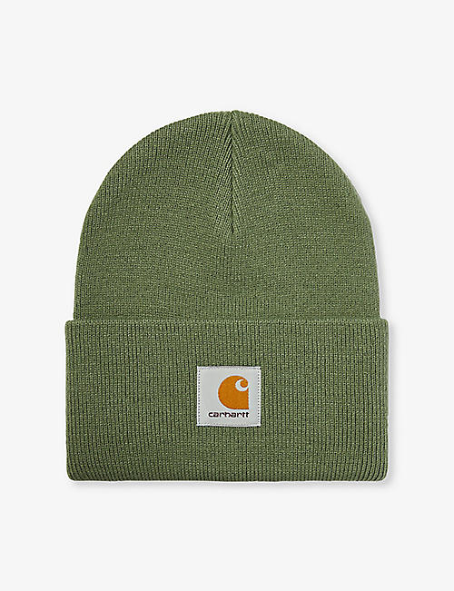CARHARTT WIP: Brand-patch ribbed knitted beanie