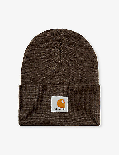 CARHARTT WIP: Brand-patch ribbed knitted beanie
