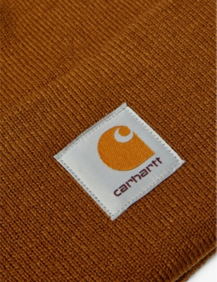 CARHARTT WIP: Brand-patch ribbed knitted beanie