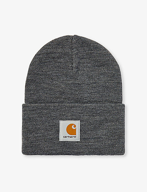 CARHARTT WIP: Acrylic Watch brand-patch knitted beanie hat