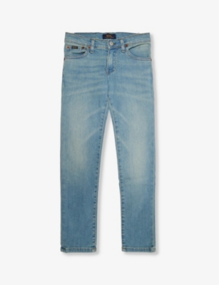 POLO RALPH LAUREN: Girl's Eldridge brand-patch stretch-denim jeans