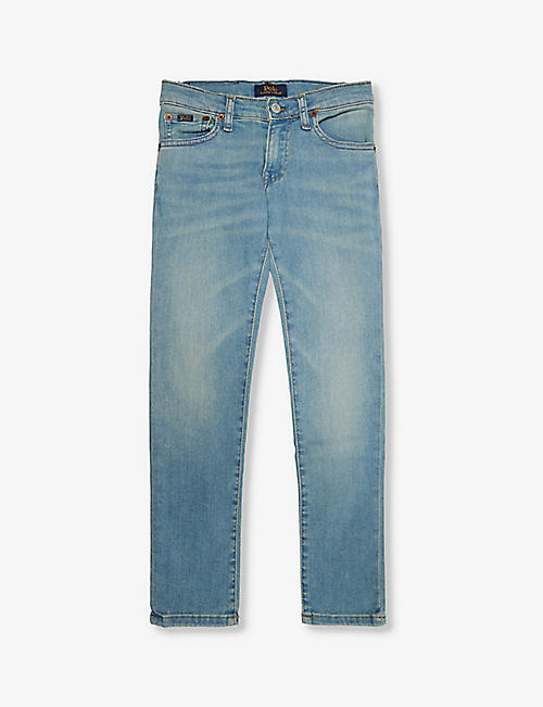 POLO RALPH LAUREN: Girl's Eldridge brand-patch stretch-denim jeans