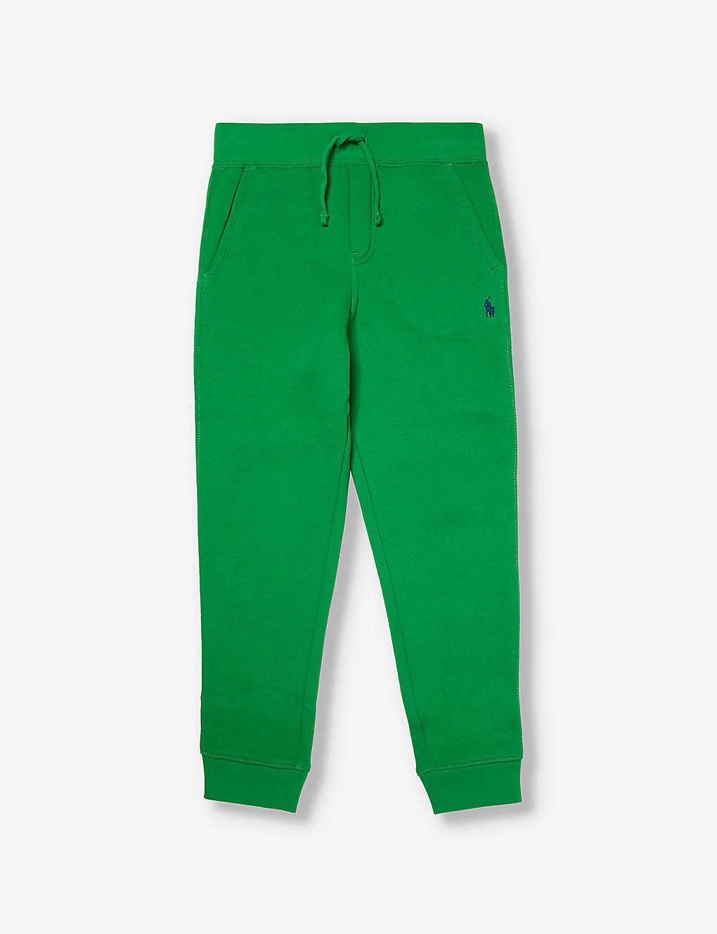 Polo Ralph Lauren Kids' Logo-embroidered Elasticated-waist Cotton-blend Jogging Bottoms 2-7 Years In Green