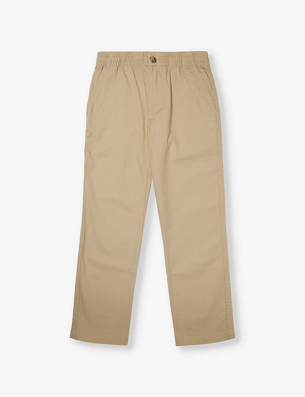 Polo Ralph Lauren Kids' Prepster Brand-embroidered Stretch-cotton Trousers 4-7 Years In Khaki