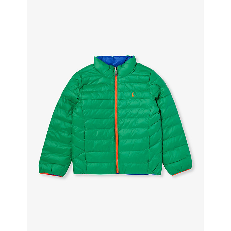 Polo Ralph Lauren Boys Multi Kids Terra Brand-embroidered Recycled-nylon Jacket 4-14 Years