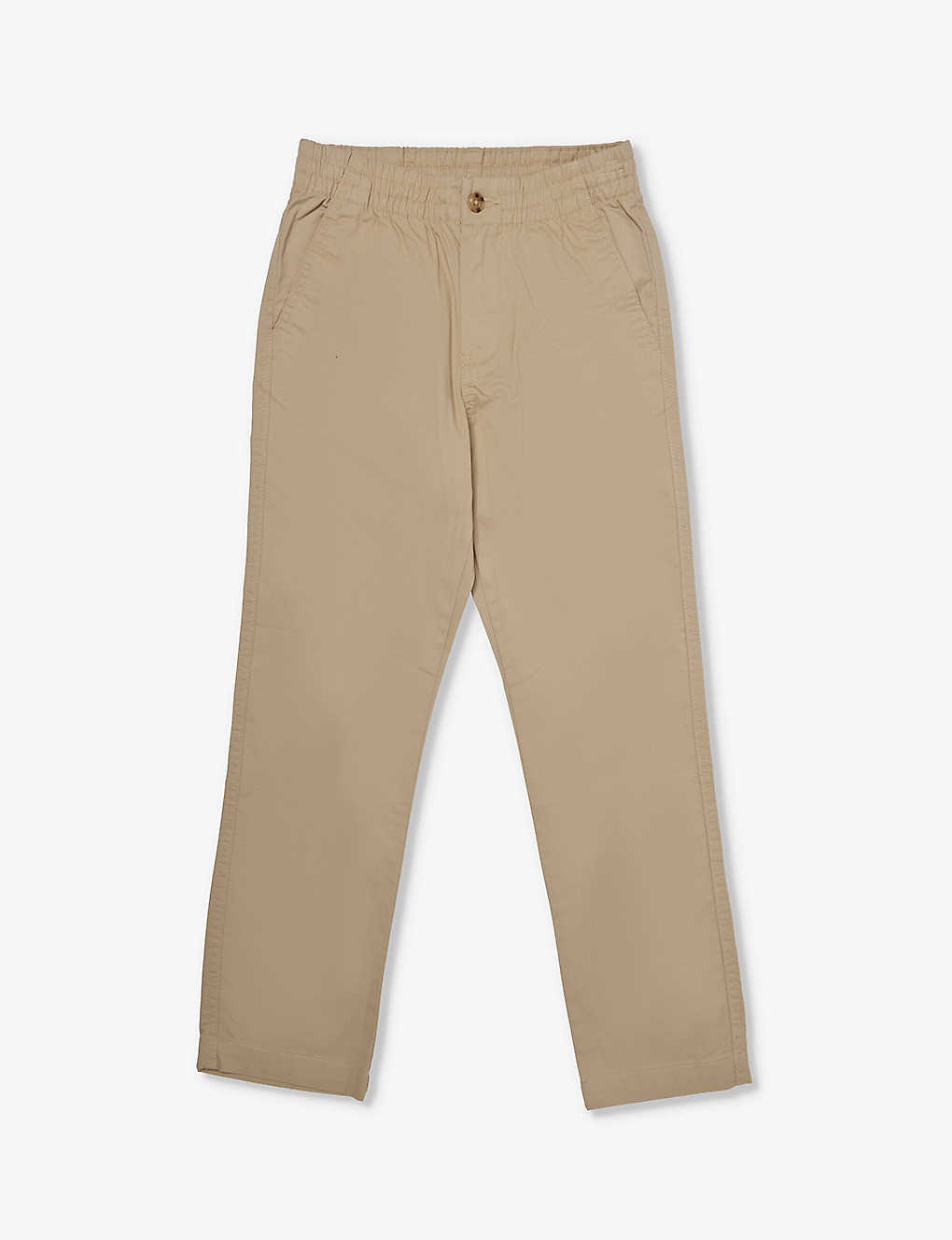 Polo Ralph Lauren Boys Khaki Kids Prepster Regular-fit Straight-leg Cotton Trousers 8-14 Years