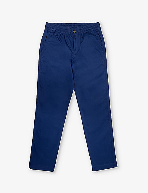 POLO RALPH LAUREN: Boys' Prepster logo-embroidered stretch-cotton trousers