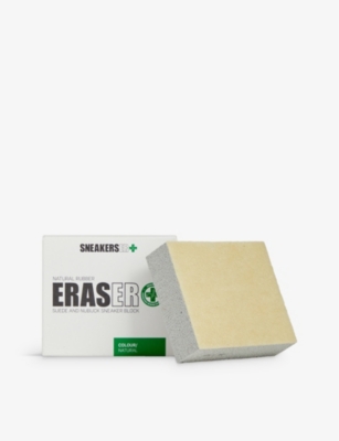 SNEAKERS ER: Suede and nubuck natural-rubber eraser