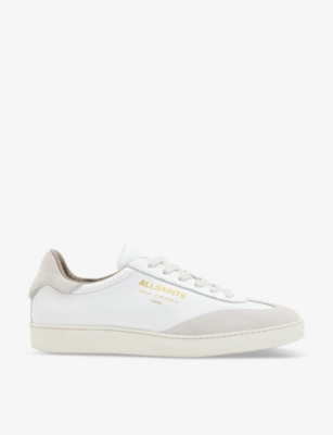Allsaints Thelma Leather Low Top Trainers In White