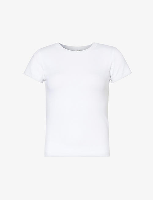 LESET: Kelly slim-fit stretch cotton-jersey T-shirt