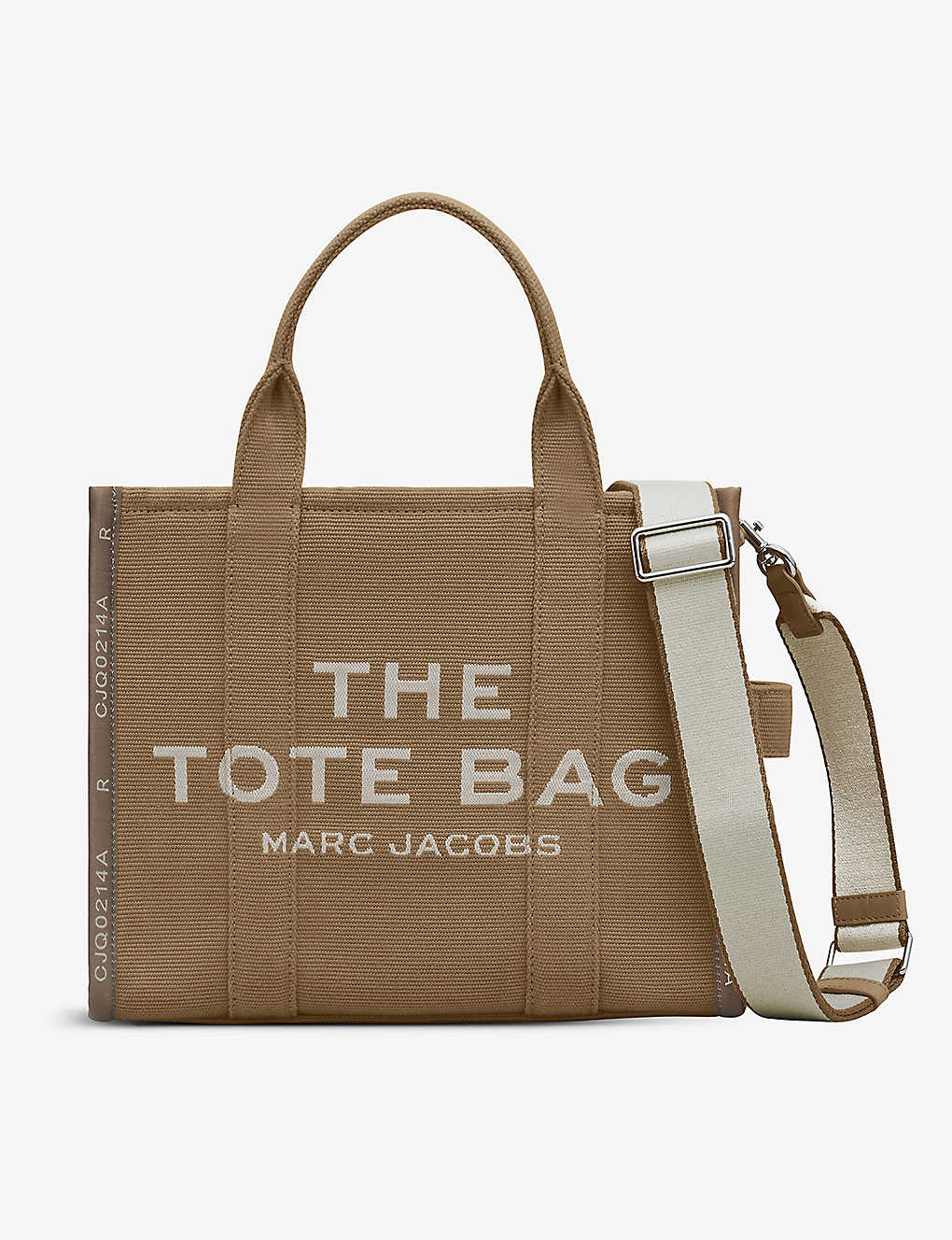 Marc Jacobs Womens Camel The Tote Medium Cotton-blend Canvas Tote Bag