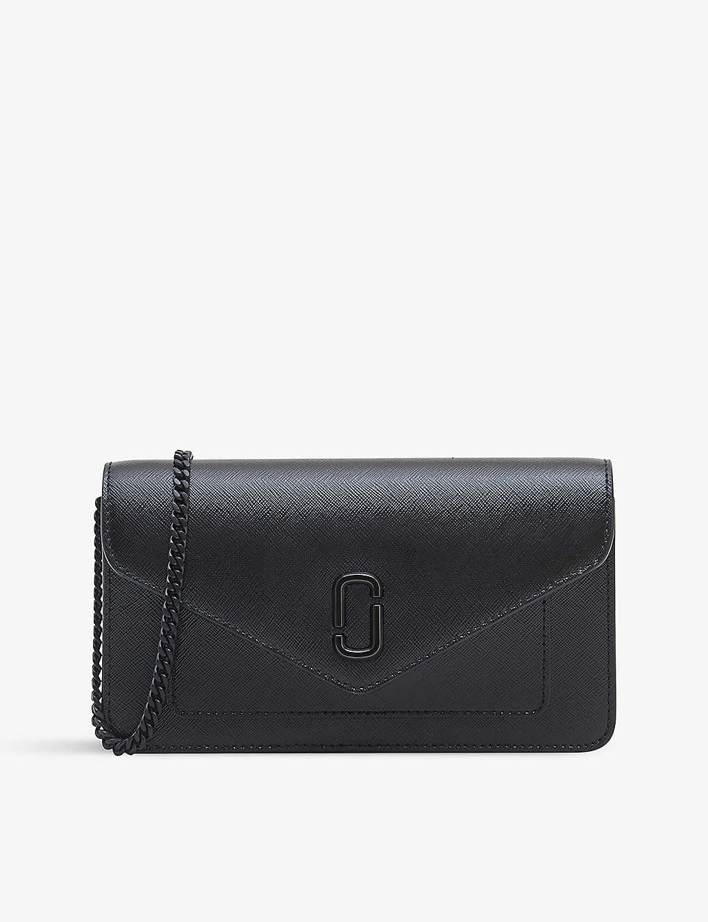 MARC JACOBS THE LONGSHOT LEATHER CHAIN WALLET