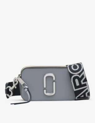 marc jacobs the snapshot wolf grey multi crossbody bag