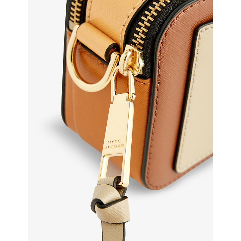 Shop Marc Jacobs Women's Argan Oil Multi The Snapshot Leather Cross-body Bag