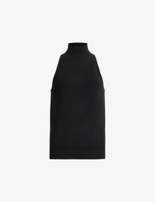 ALLSAINTS: Connie slim-fit roll-neck merino-wool top