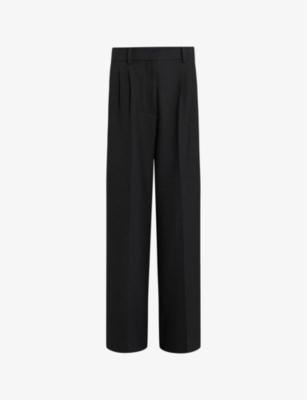 ALLSAINTS: Samney wide-leg high-rise stretch-woven trousers