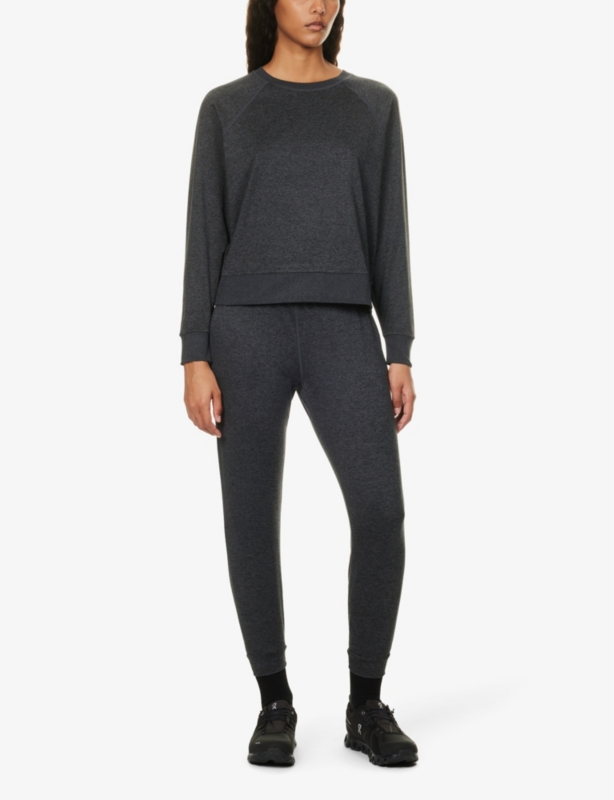 Halo boxy-fit recycled-polyester-blend jumper