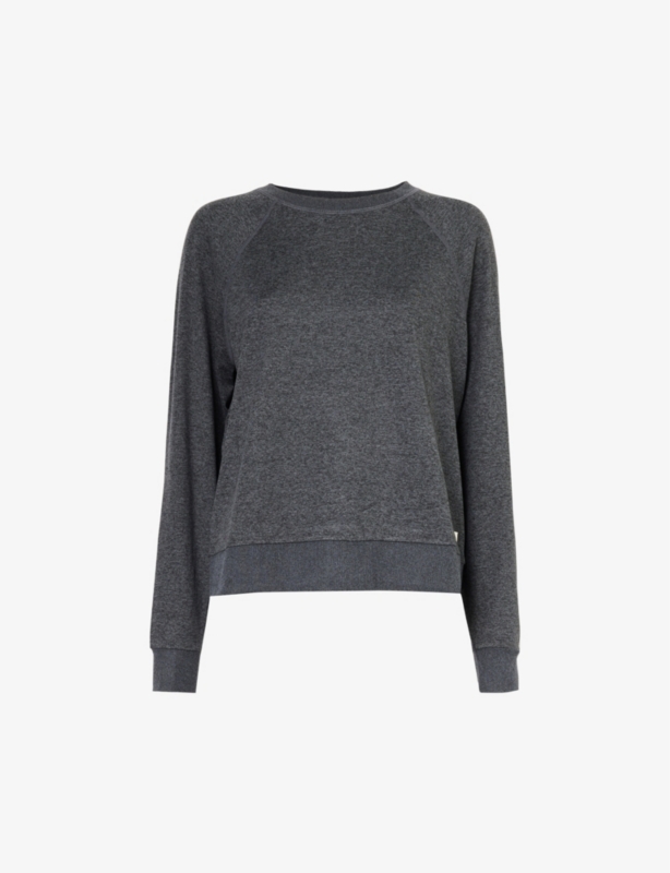 Halo boxy-fit recycled-polyester-blend jumper