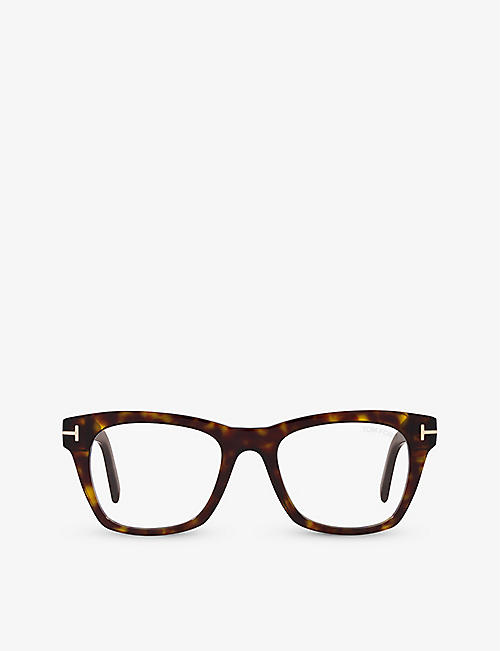 TOM FORD: TR001691 FT5886-B square-frame acetate glasses