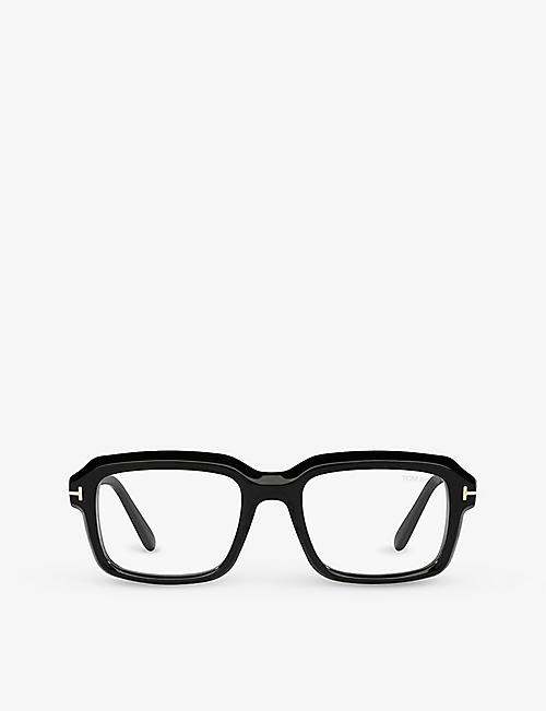 TOM FORD: TR001703 FT5888-B rectangle-frame acetate glasses