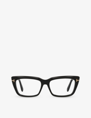 TOM FORD: FT5894 rectangle-frame acetate optical glasses