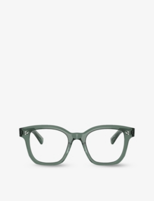 OLIVER PEOPLES: OV5525U square-frame acetate optical glasses