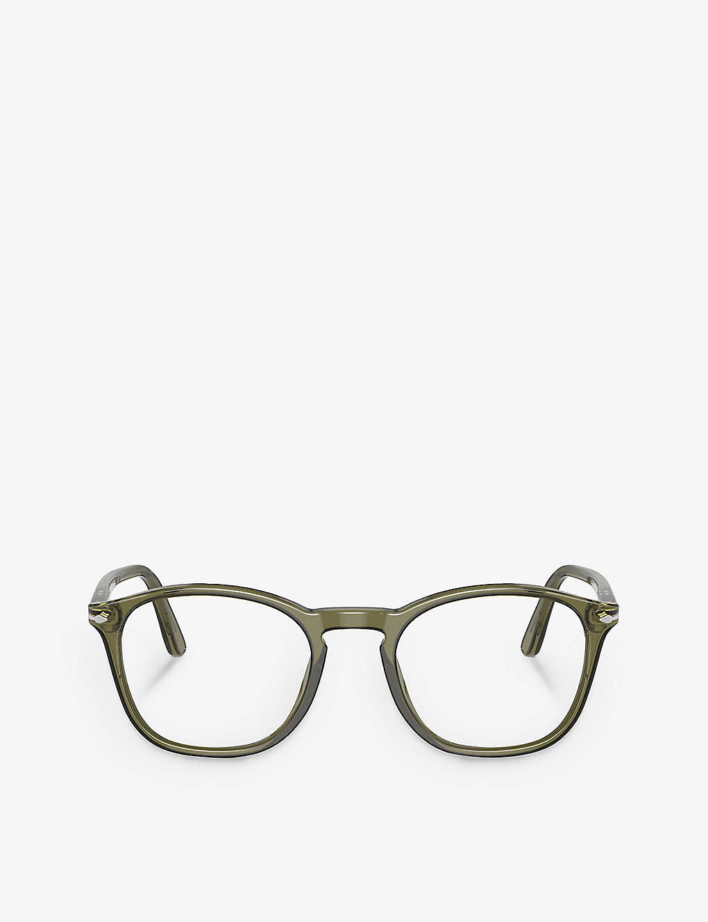Persol Womens Green Po3007v Square-frame Acetate Optical Glasses