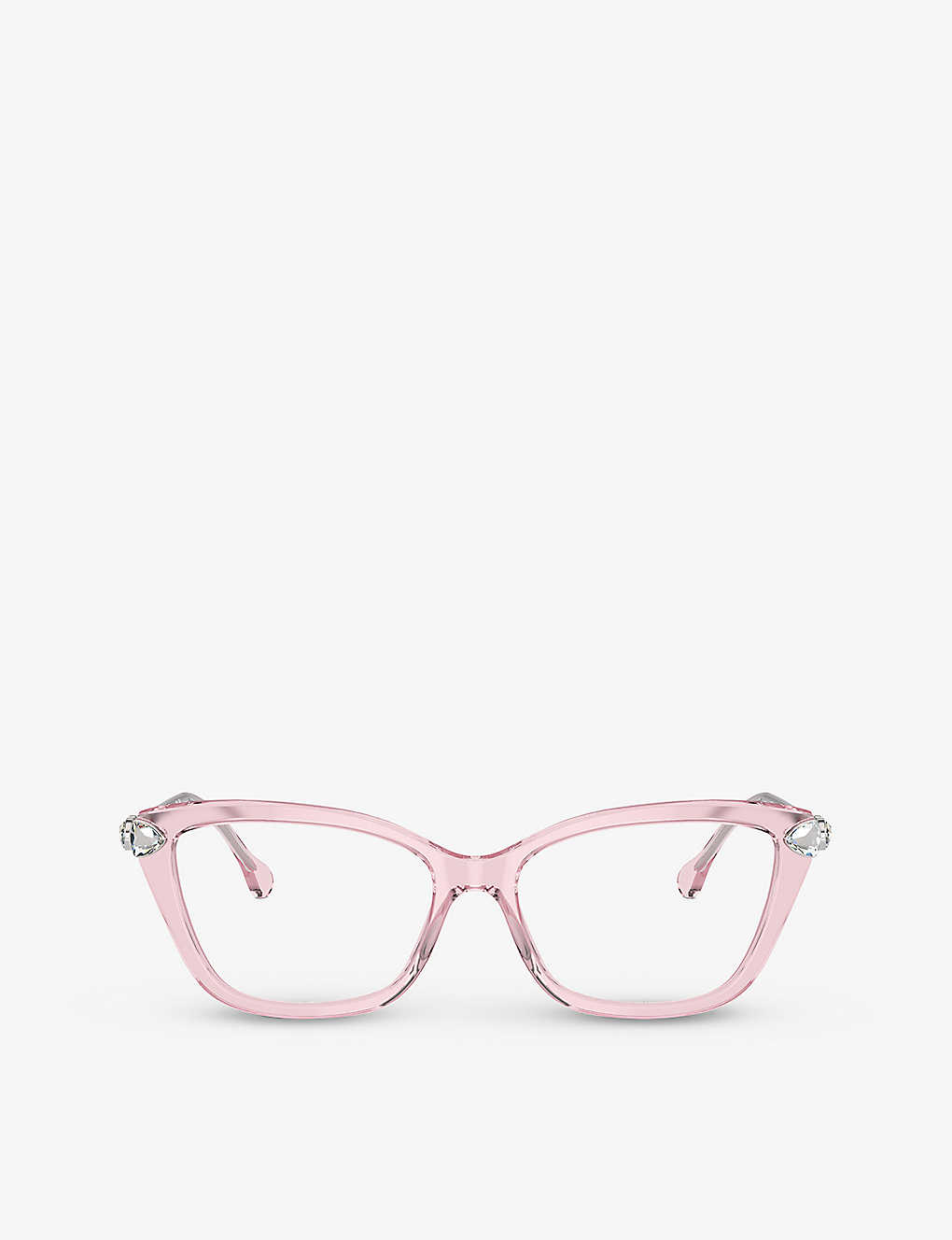 Swarovski Sk2011 Square-frame Acetate Sunglasses In Pink