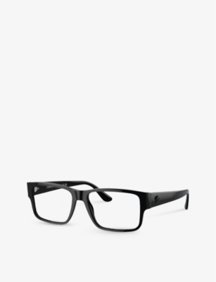 VERSACE: VE3342 branded rectangular-frame plastic glasses