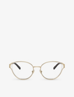 TIFFANY & CO: TF1157B oval-frame metal optical glasses