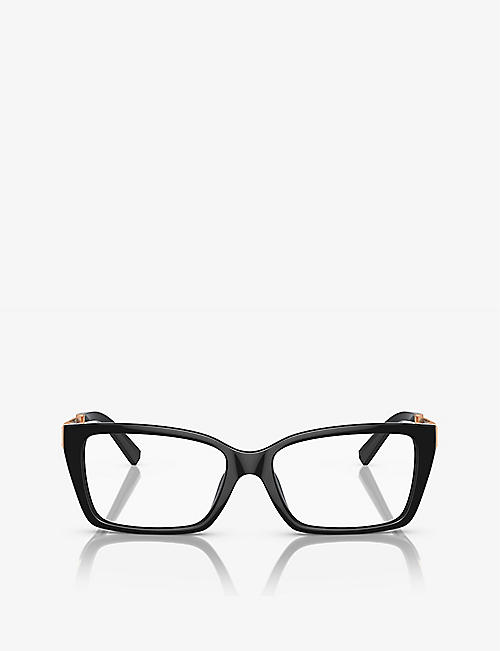 TIFFANY & CO: TF2239U rectangular-frame acetate and metal optical glasses