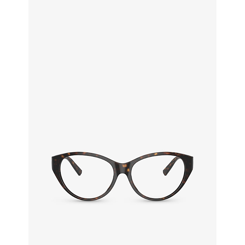Tiffany & Co Tf2244 Phantos-frame Acetate Optical Glasses In Brown
