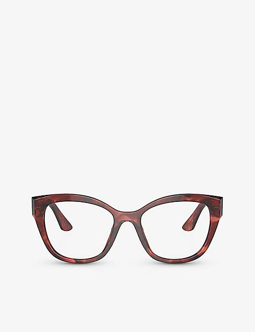 MIU MIU: MU 05XV square-frame acetate eyeglasses