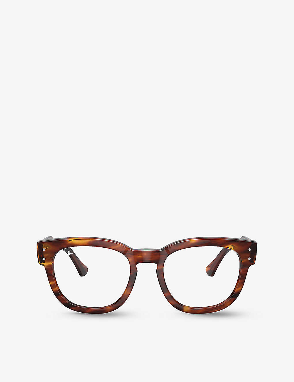 Ray Ban Ray-ban Womens Brown Rx0298v Mega Hawkeye Square-frame Tortoiseshell Acetate Glasses