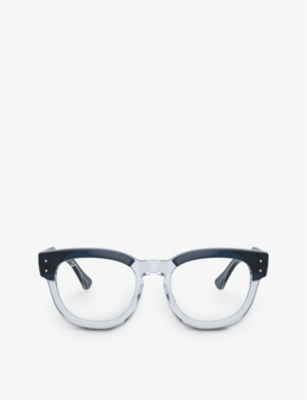 RAY-BAN: RX0298V Mega Hawkeye square-frame acetate glasses