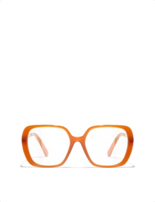 CHANEL: CH3462 square-frame acetate eyeglasses