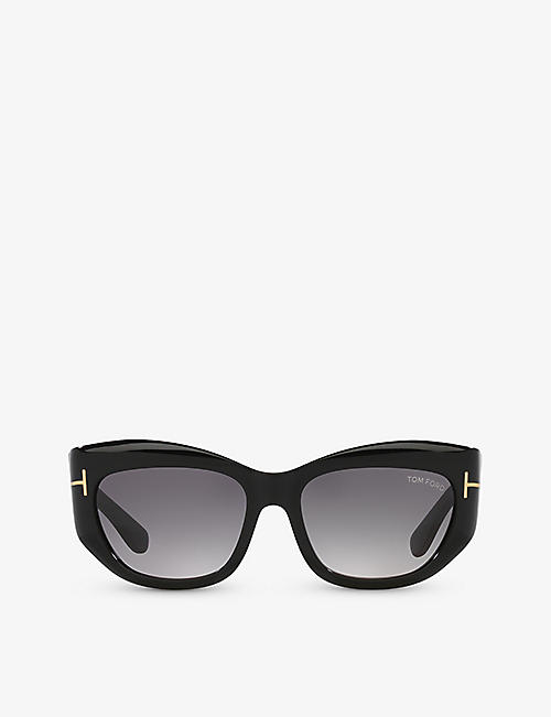 TOM FORD: TR001702 Brianna cat-eye acetate sunglasses