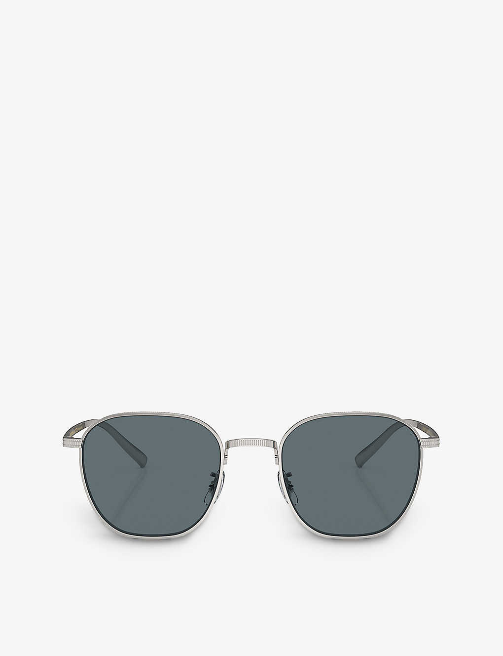 Oliver Peoples Womens Silver Ov1329st Rynn Square-frame Titanium Sunglasses
